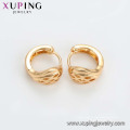 96525 xuping simples nouveaux modèles top vente modèle boucles d&#39;oreilles avec plaqué or 18 carats